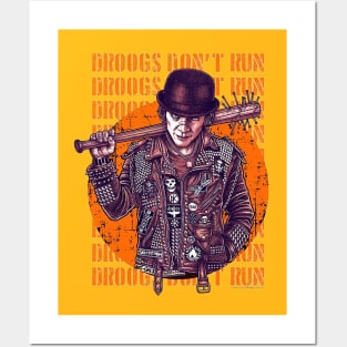 Clockwork Orange Droogs Don't Run Posters and Art